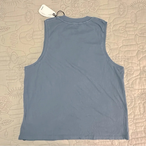 NWT Everyday Vintage Washed Tank Size L High Tide Blue - Picture 6 of 6